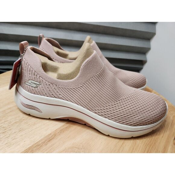 Skechers Go Walk Arch Fit 2.0 Paityn – Women’s 9.5 Mauve Slip-On Shoe NWT - Picture 2 of 11